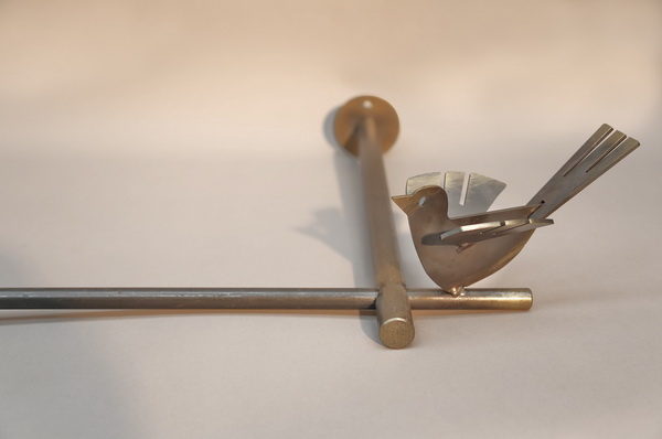 Garderobe Fly aus Zunderstahl