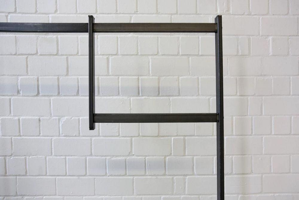 Garderobe komplett aus Rechteckrohr