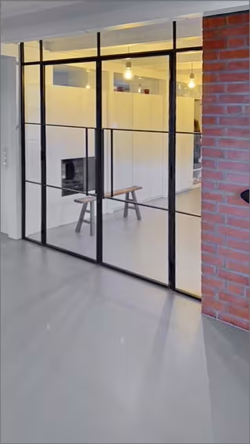 Doppeltür im klaren, sachlichem Design - Loft Doppeltür