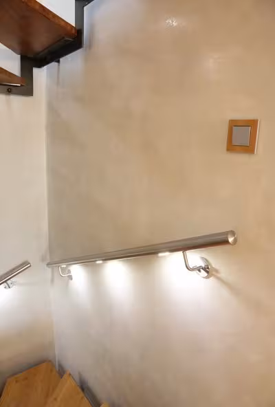 Besondere Edelstahl Handläufe mit LED′s - LED Handlauf