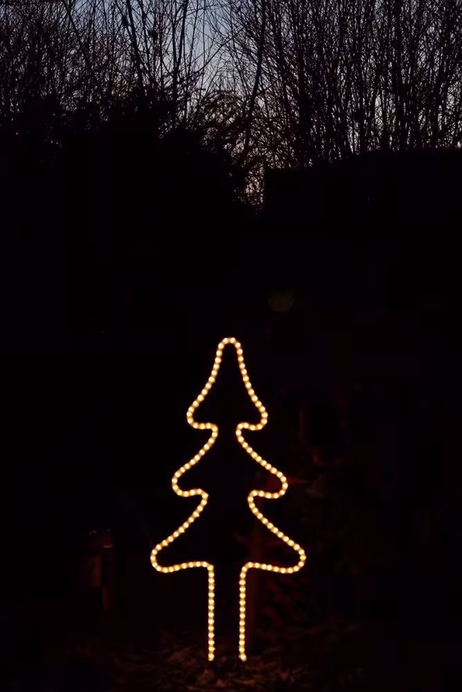 Leuchtannenbaum mit einem Lichtschlauch - Leucht Tannenbaum