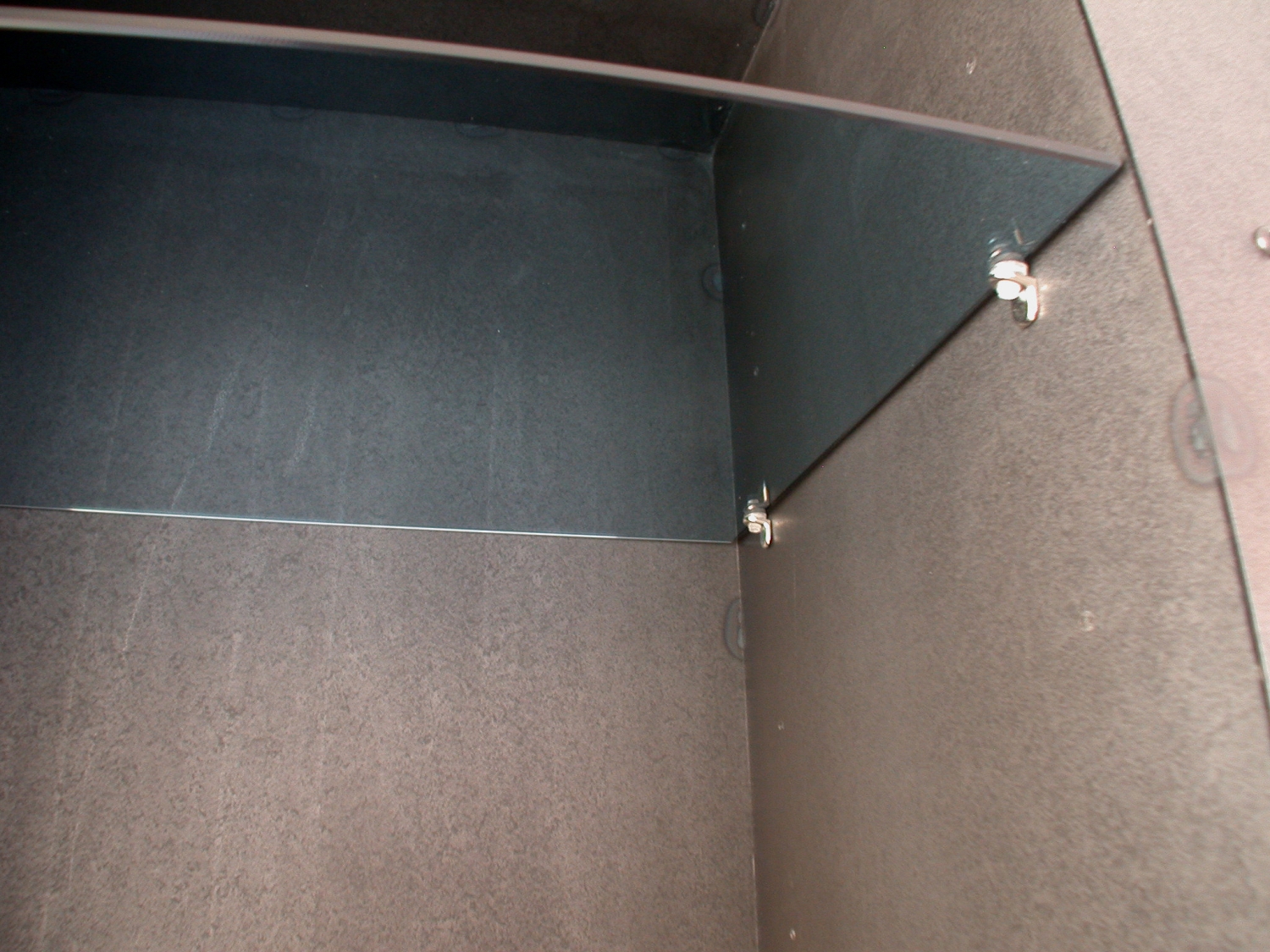 Kamin Block aus Stahl geschweißt