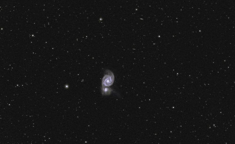 M51, Messier 51, Whirlpoolgalaxie