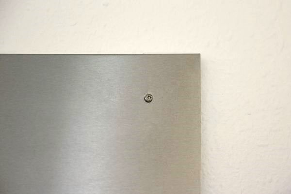 Große Magnetpinnwand aus magnetischem Edelstahl