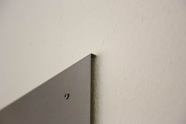 Große Magnetpinnwand aus magnetischem Edelstahl