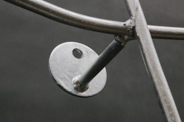 Rankgitter mit 3 Stück gelaserten Eisenvögeln