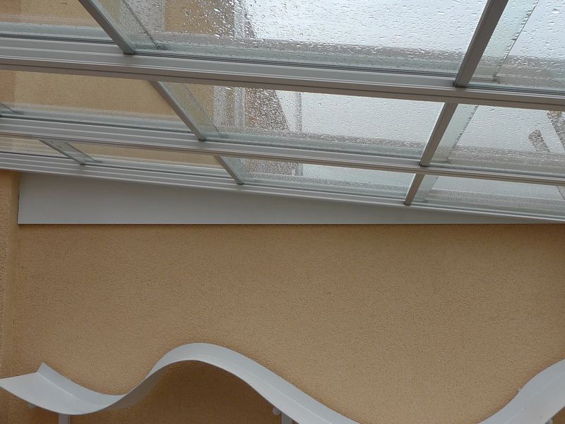 Verschiebbares Terrassendach - Glasschiebedach