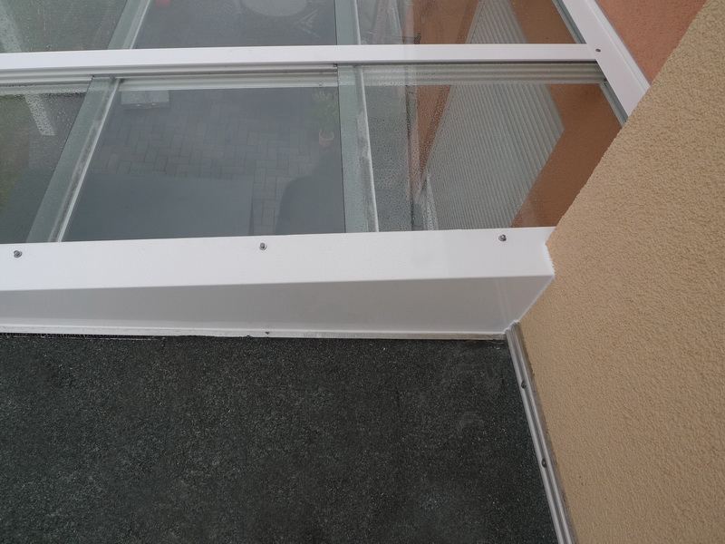 Verschiebbares Terrassendach - Glasschiebedach