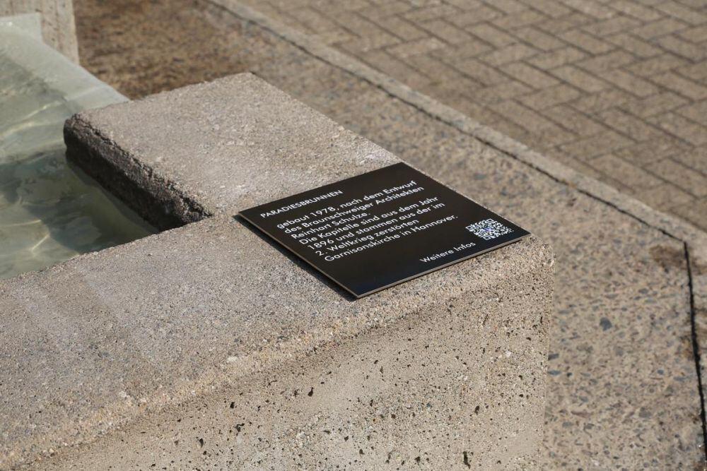 Digiprint auf einem 3 mm Edelsdtahlblech