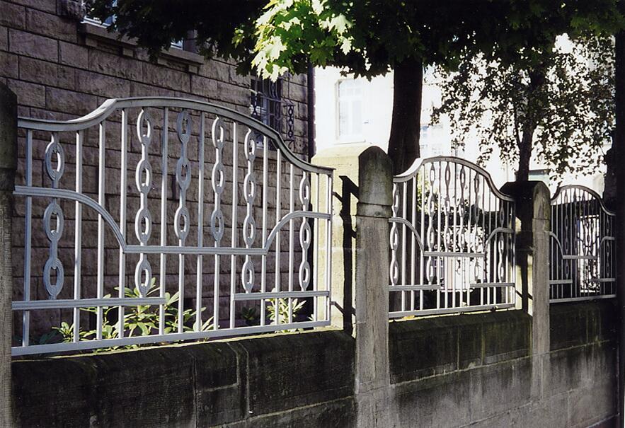 geschmiedeter Zaun