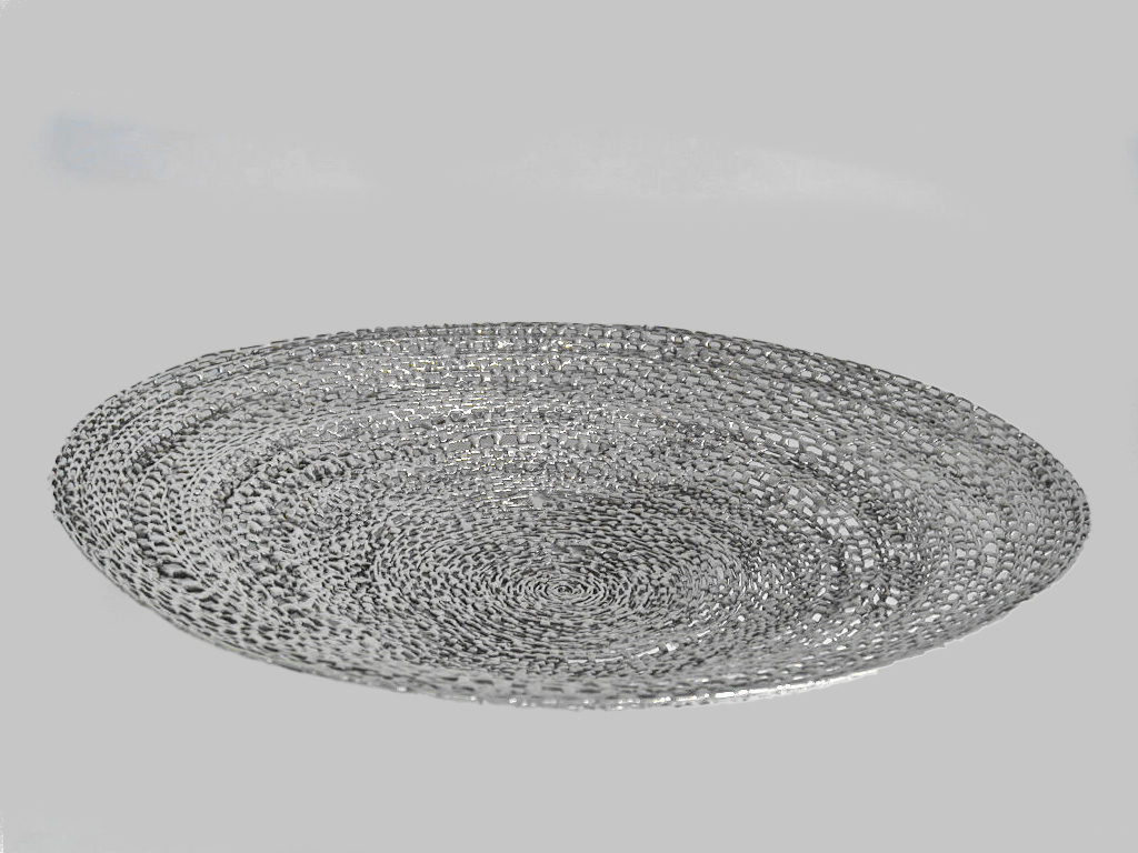 Teller aus Silberdraht 835/1000 geschweißt - Schale aus Silber