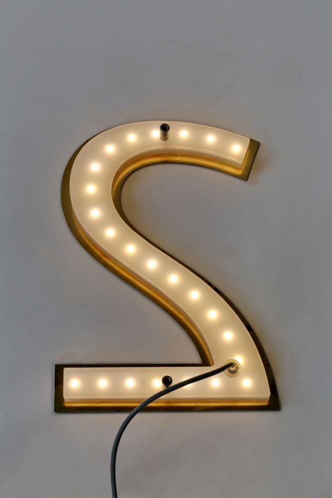 2 - LED Hausnummer aus Tombak