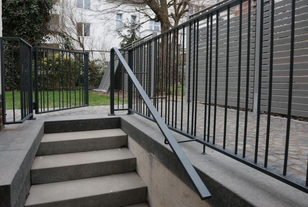 Geländer für einen Kellerabgang