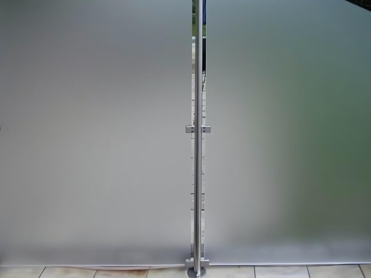 Wind-/Sichtschutz mit Edelstahlpfosten - Windschutz Sichtschutz