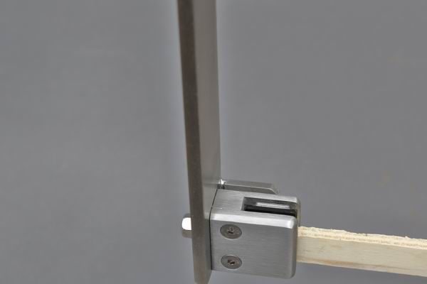 Französischer Balkon aus Edelstahl und Sicherheitsglas