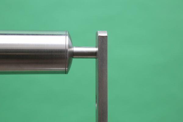 Französischer Balkon mit Sicherheitsglas aus Edelstahl