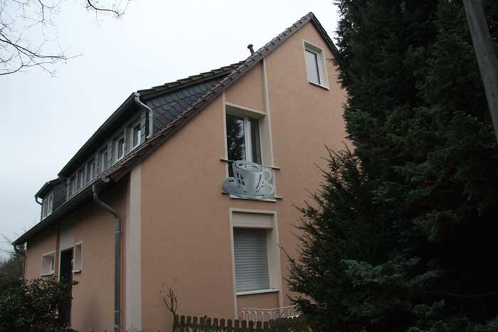 Lust auf Caffee? franz. Balkon mit plasmagetrennten Tassen für die 