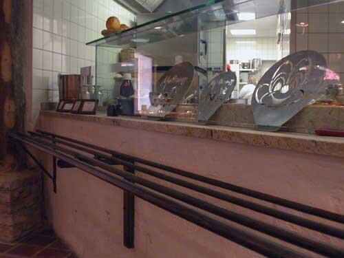 Tablettrutsche für das Restaurant 