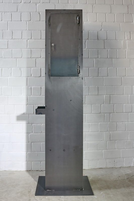 Gelber Sack Spender aus Stahl