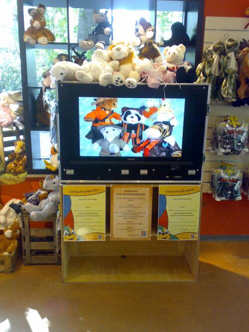 Kuscheltier Werkstatt im Zoo Hannover