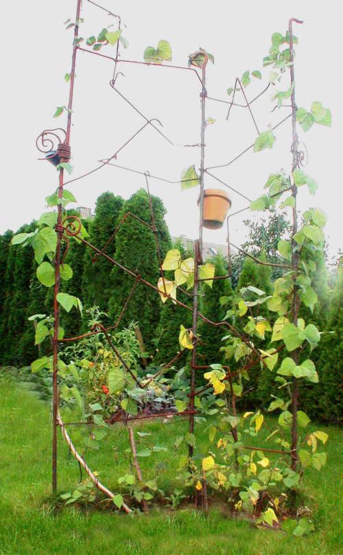 geschmiedete Rankhilfe