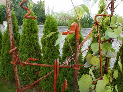 geschmiedete Rankhilfe