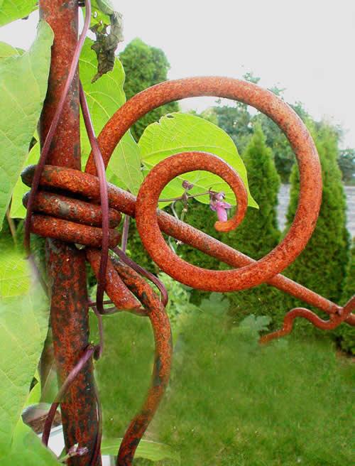 geschmiedete Rankhilfe