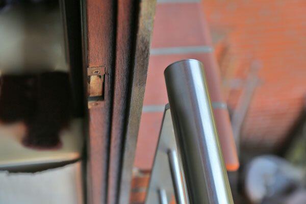 Französischer Balkon aus Edelstahl, einfach schön.