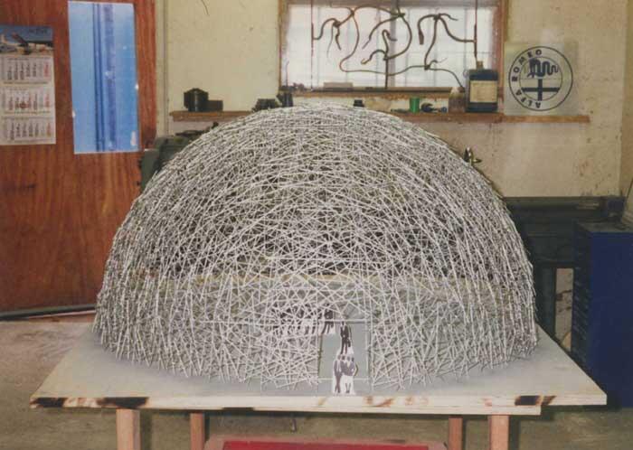 Zeitdome Weimar, Architektur Modell für eine Kunstausstellung