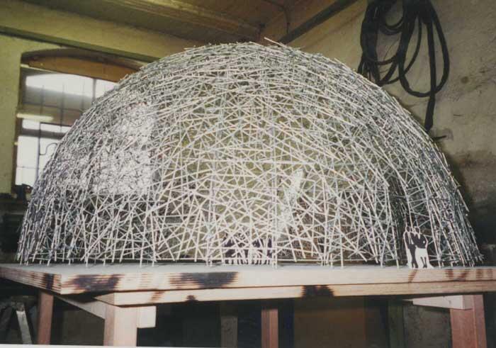Zeitdome Weimar, Architektur Modell für eine Kunstausstellung
