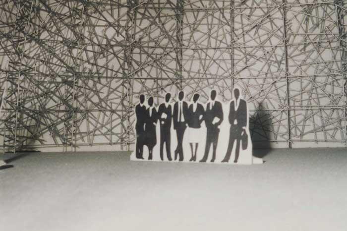 Zeitdome Weimar, Architektur Modell für eine Kunstausstellung