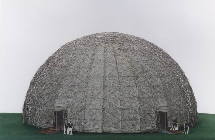 Zeitdome Weimar, Architektur Modell für eine Kunstausstellung