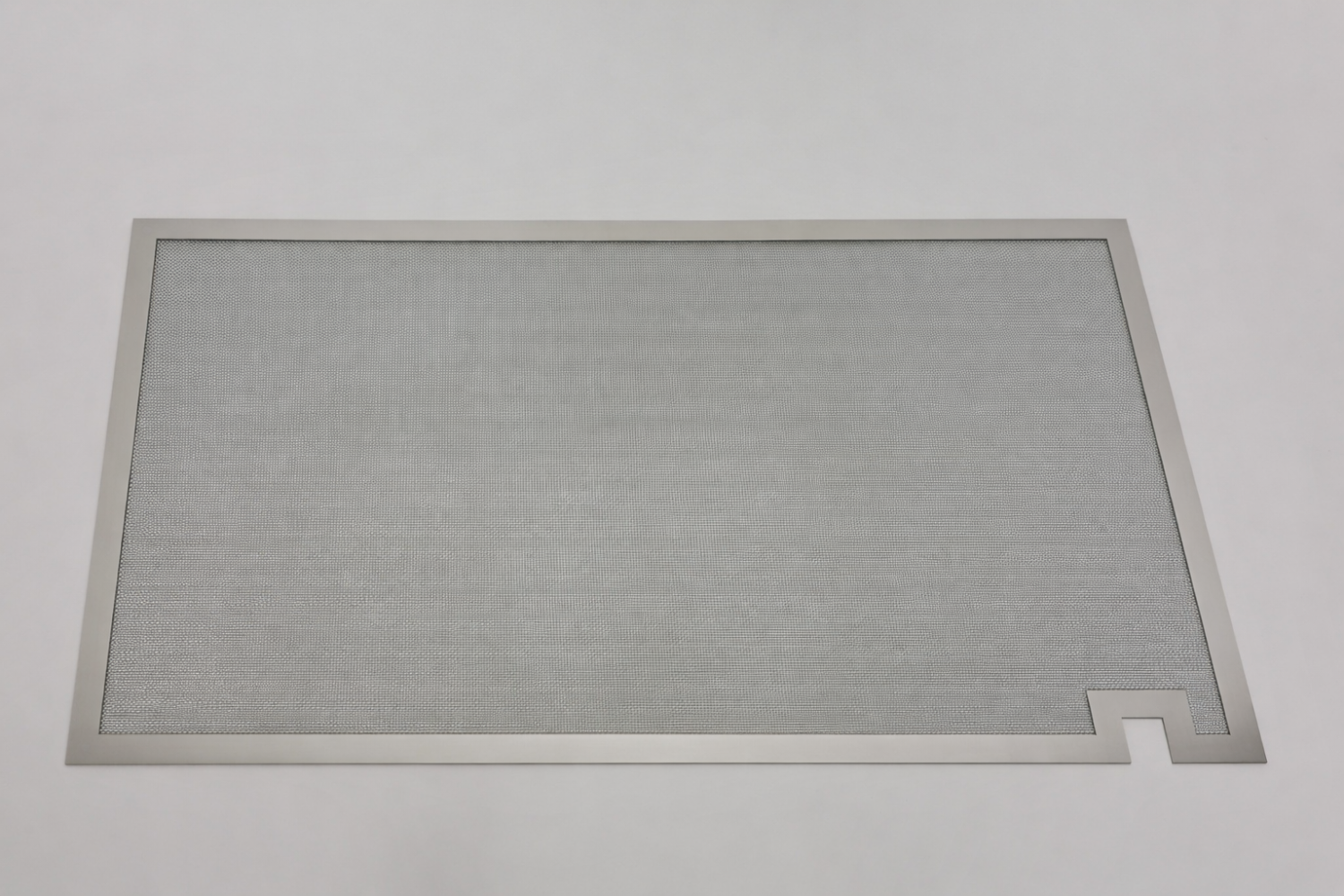 Lellerschachtabdeckung mit einer Edelstahl Gaze