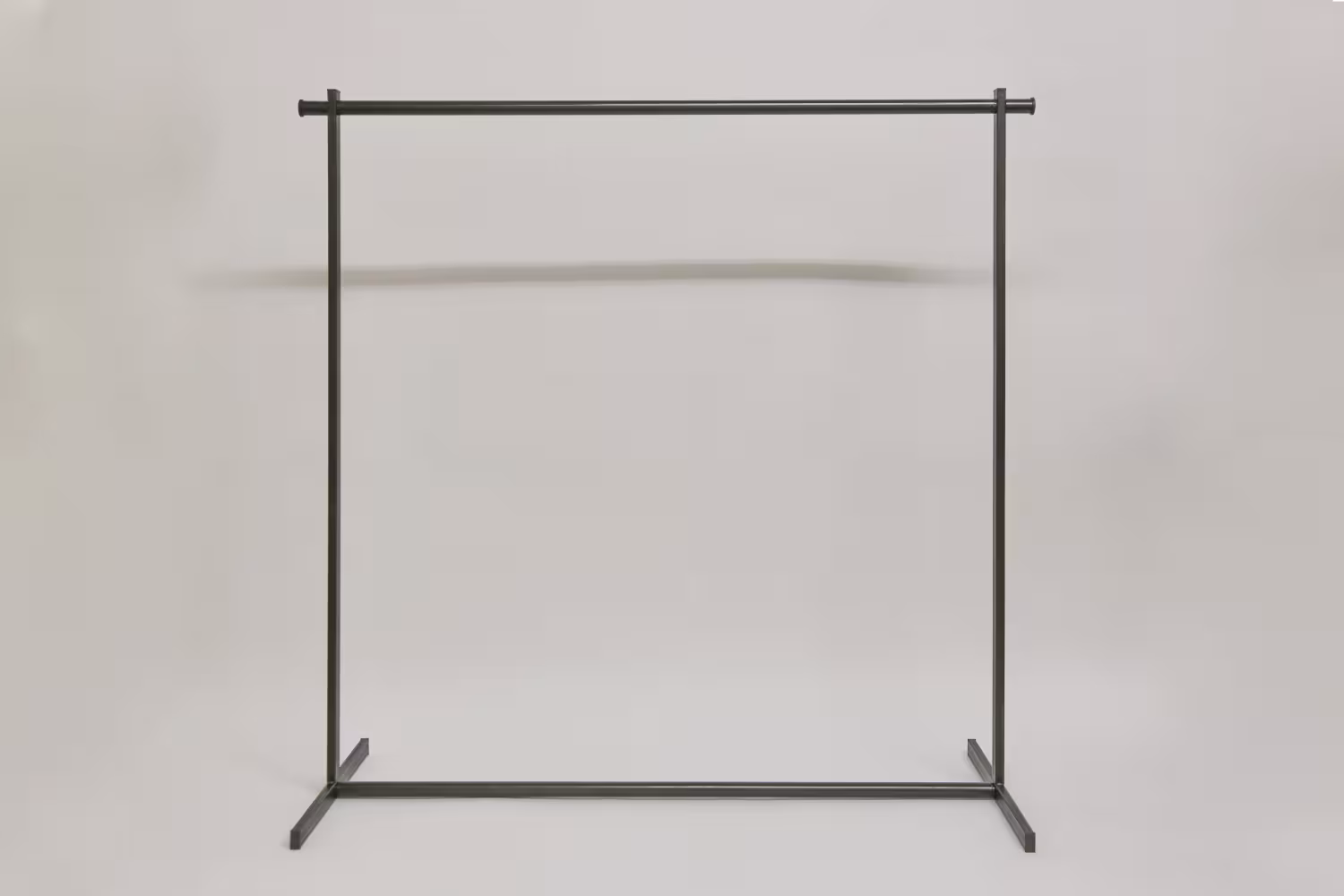 Garderobe aus Stahl H/B ca. 160/150 cm