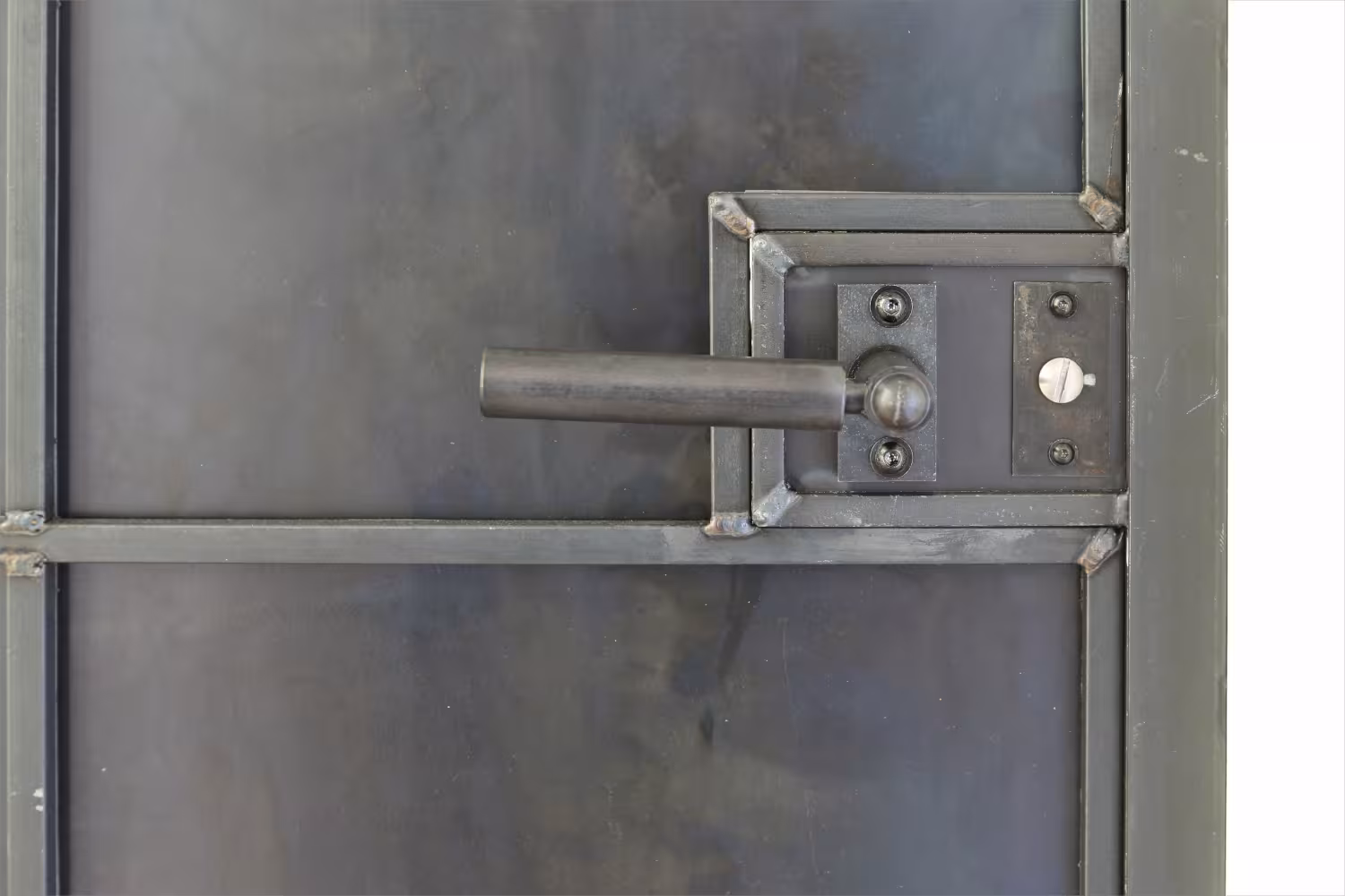 WC Tür im Bauhaus Stil - Türgriff