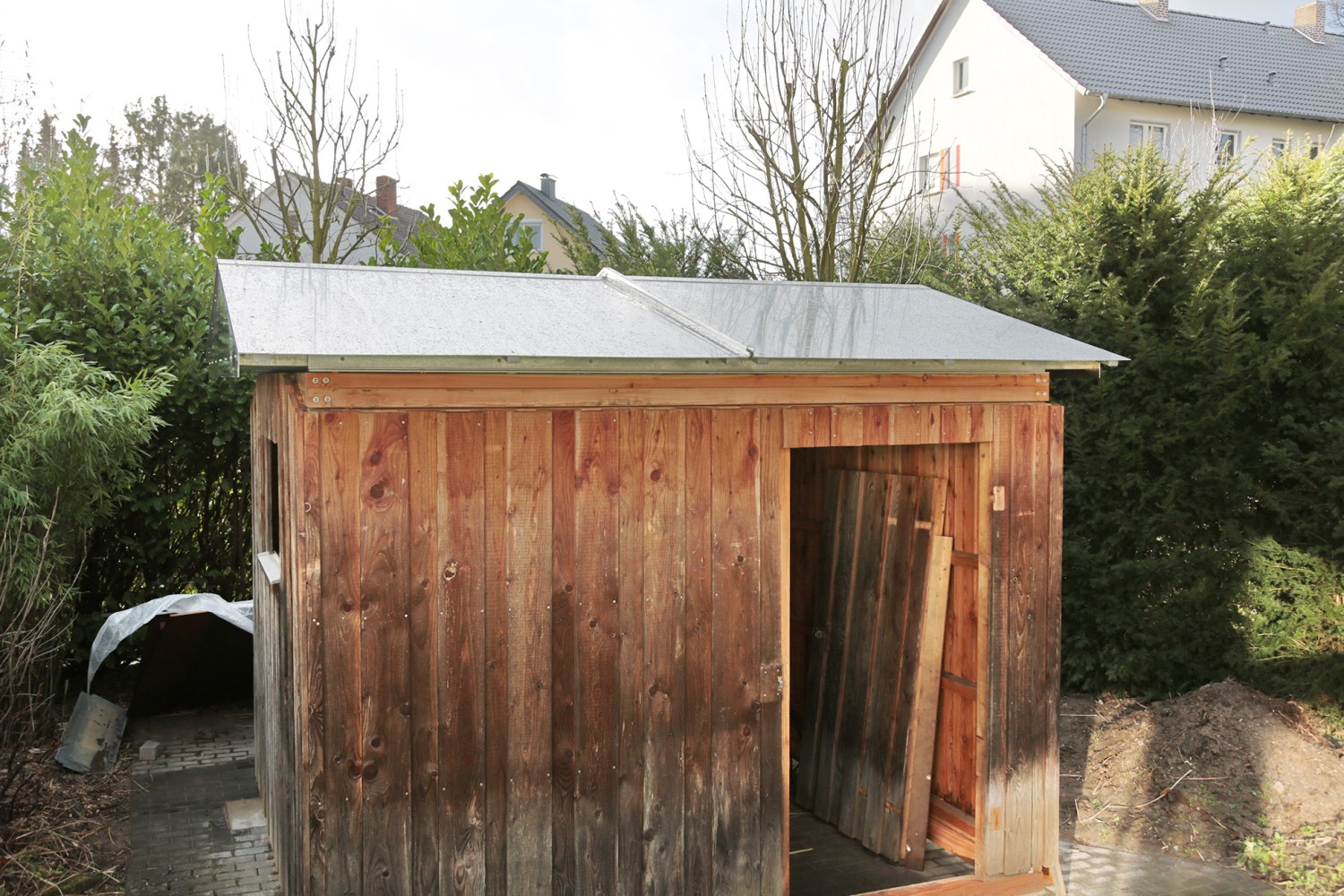 Rolldach Sternwarte ohne seitliche Stützen