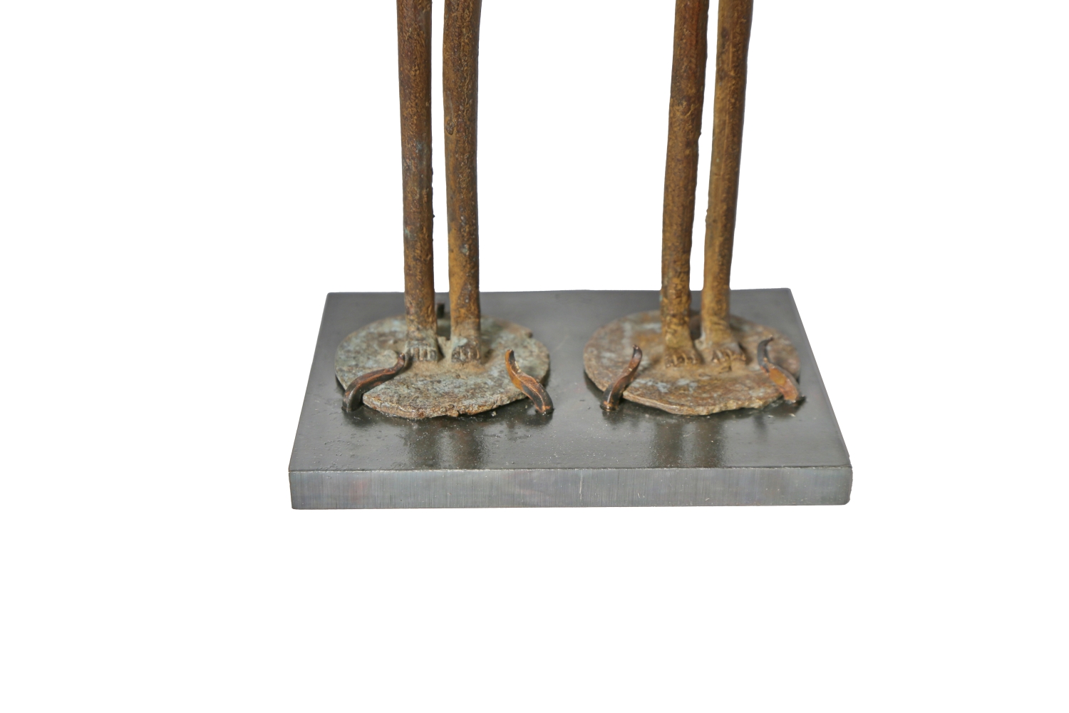 Sockel aus Stahl für Bronzeskulpturen