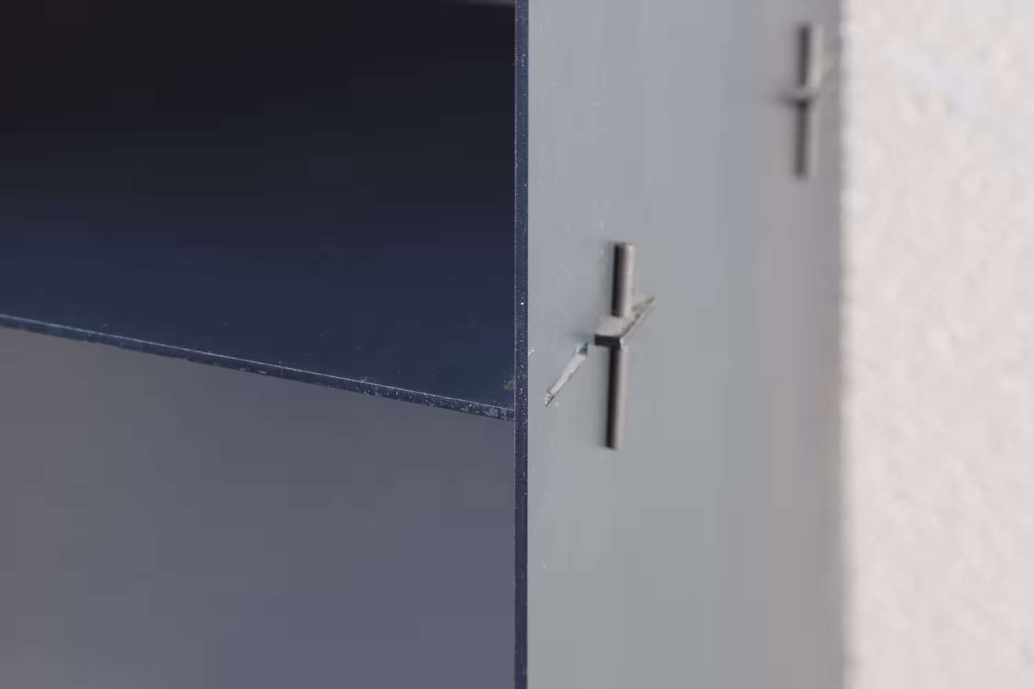 Highboard als Steckregale aus 3 mm Zunderstahl - Steckregal aus 3 mm Stahlblech