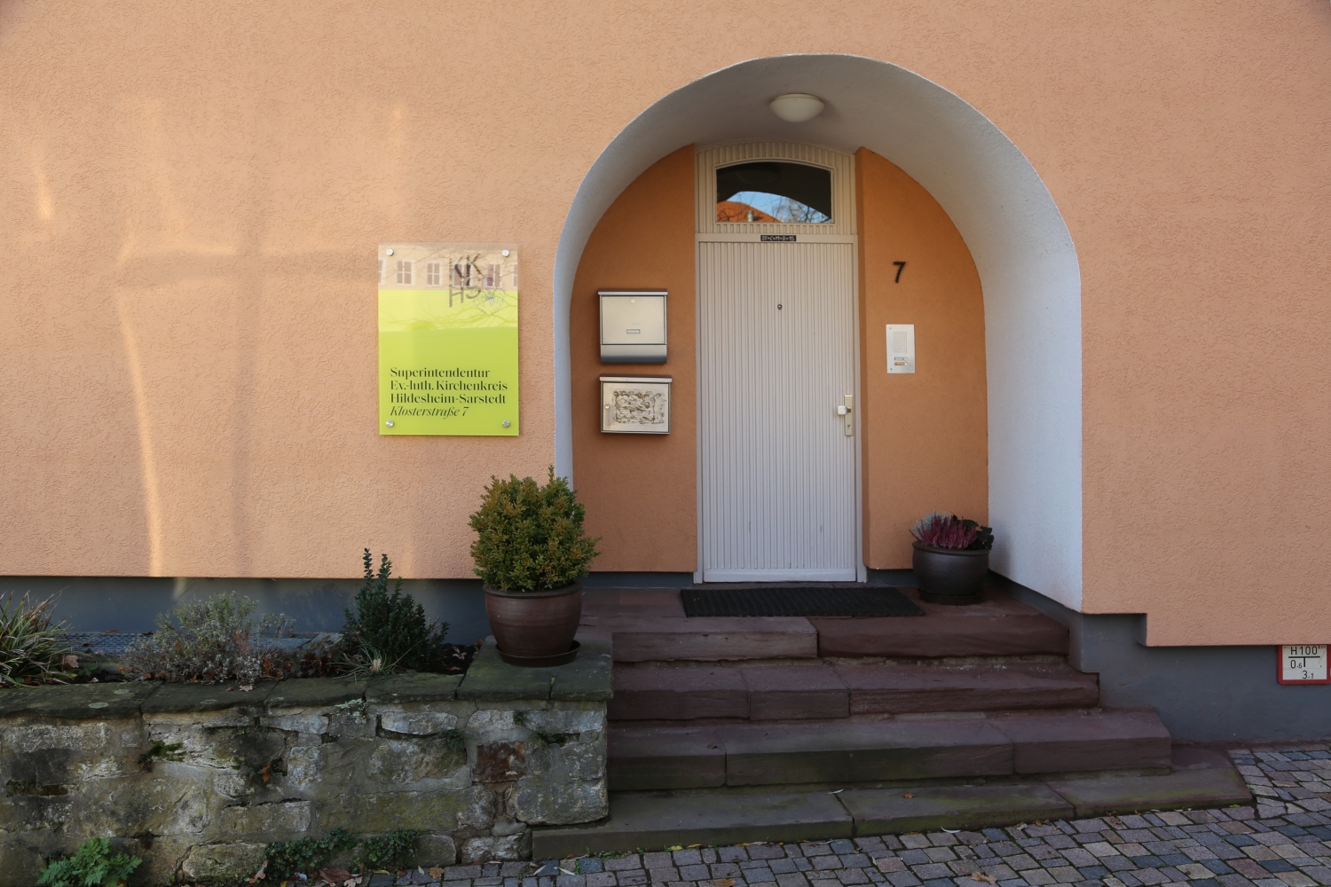 Schild für die Superintendentur