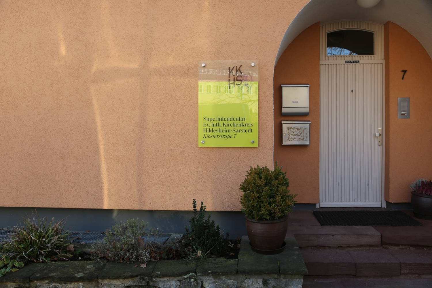 Schild für die Superintendentur