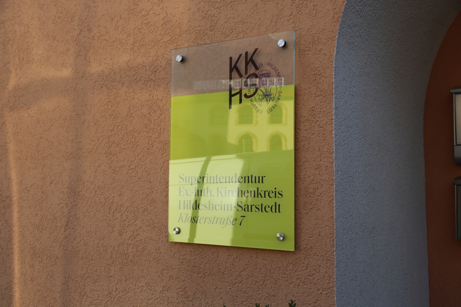 Schild für die Superintendentur