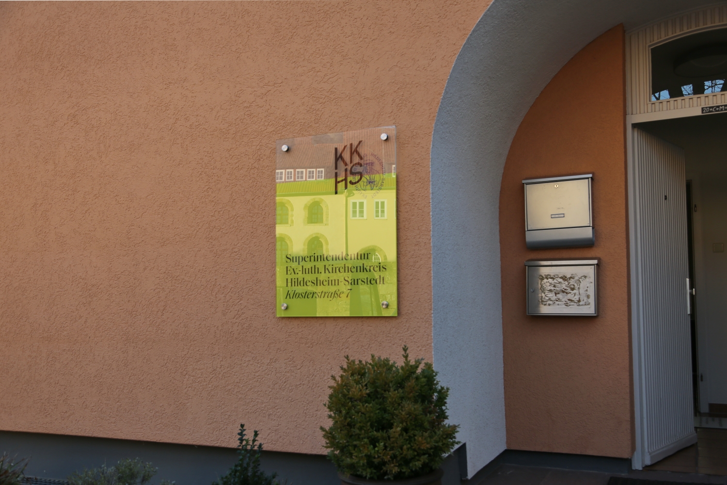 Schild für die Superintendentur