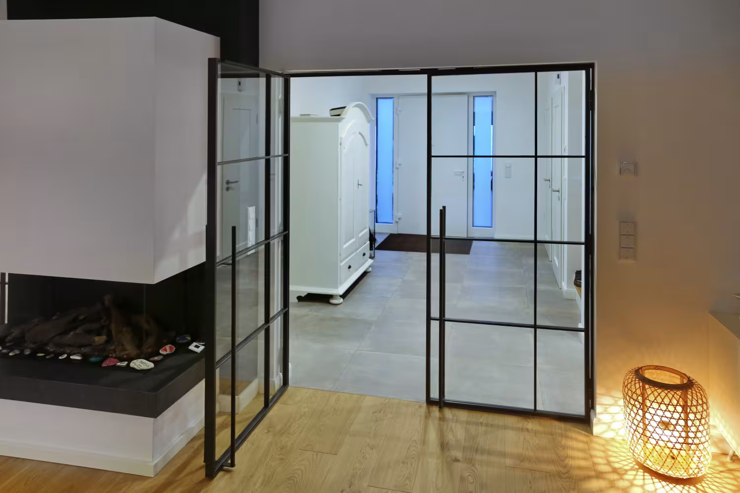 Doppel-Tür als Loft Tür Modell: die Filigrane - Doppeltür im Loft Stil