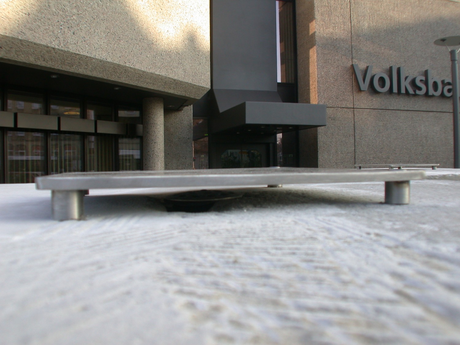 Brunnenabdeckung aus Edelstahl