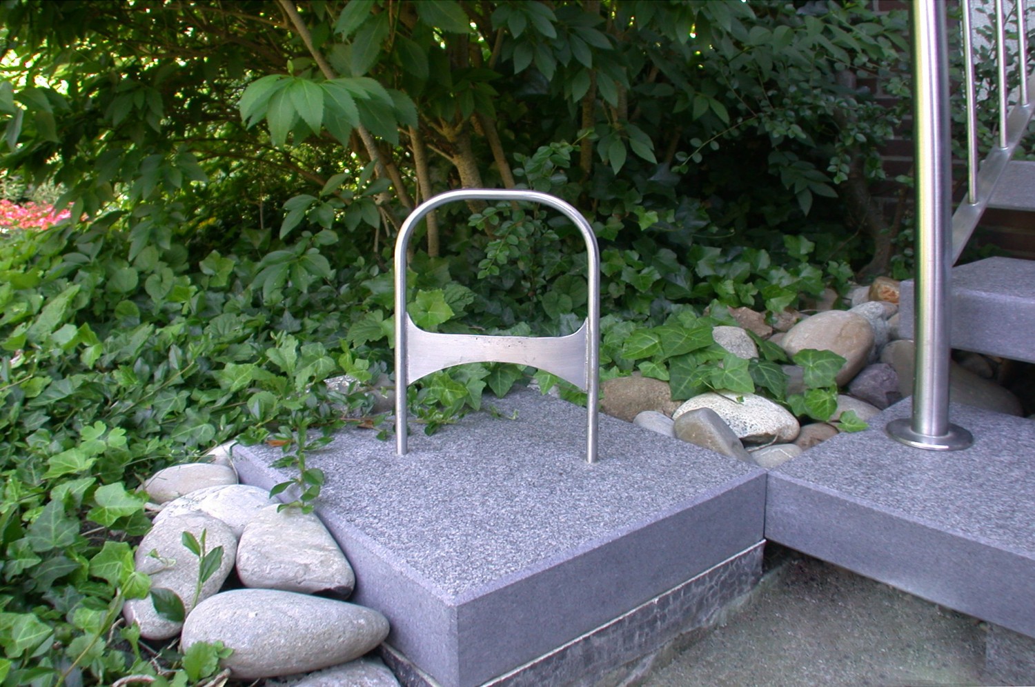 Fußabstreifer aus Edelstahl