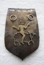 Wappen aus Stahl - gelasert, geschmiedet, flammoxidiert