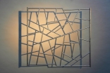 Fenstergitter aus verzinktem Stahl in Schmitzstruktur