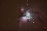 Orionnebel bei einer Wolkenlücke am 19.2.12