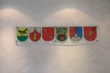 Wappen der Samtgemeinden von Algermissen im Sitzungszimmer des Rathauses