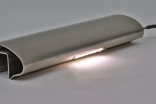 Ovaler Handlauf aus Edelstahl mit LED-Modulen